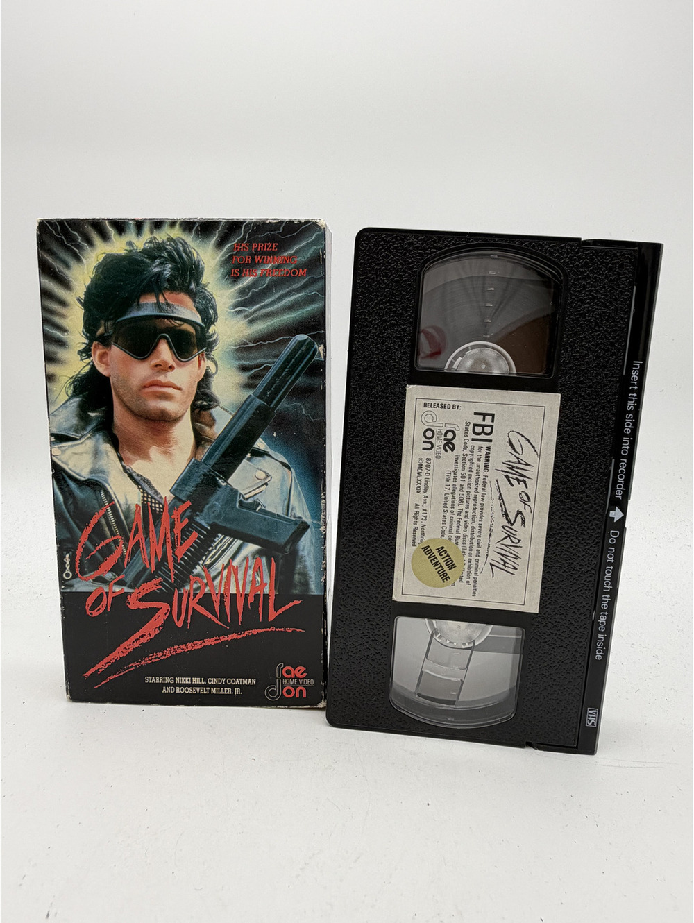 Game of Survival VHS Tape Movie